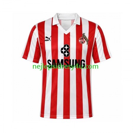 Fotbalový Dres FC Köln 1989 Retro Alternativní 1988